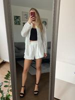 weißes Hemd + Shorts Set Musselin Gr. S Bluse Shirt kurze Hose Nürnberg (Mittelfr) - Mitte Vorschau