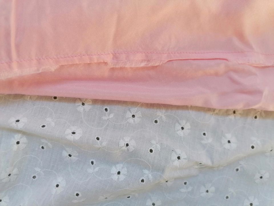 Taufkleid Mädchen weiss rosa passt ab Geburt in Wannweil