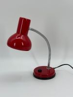 * 1980er TISCHLEUCHTE LAMPE ROT SCHWARZ SCHWANENHALS TOPP Berlin - Charlottenburg Vorschau