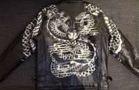 Original Avirex leather jacket from japan, snake, dragon Berlin - Lichterfelde Vorschau