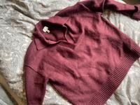 Strickpullover mit Kragen dunkelrot von H&M Bayern - Kronach Vorschau