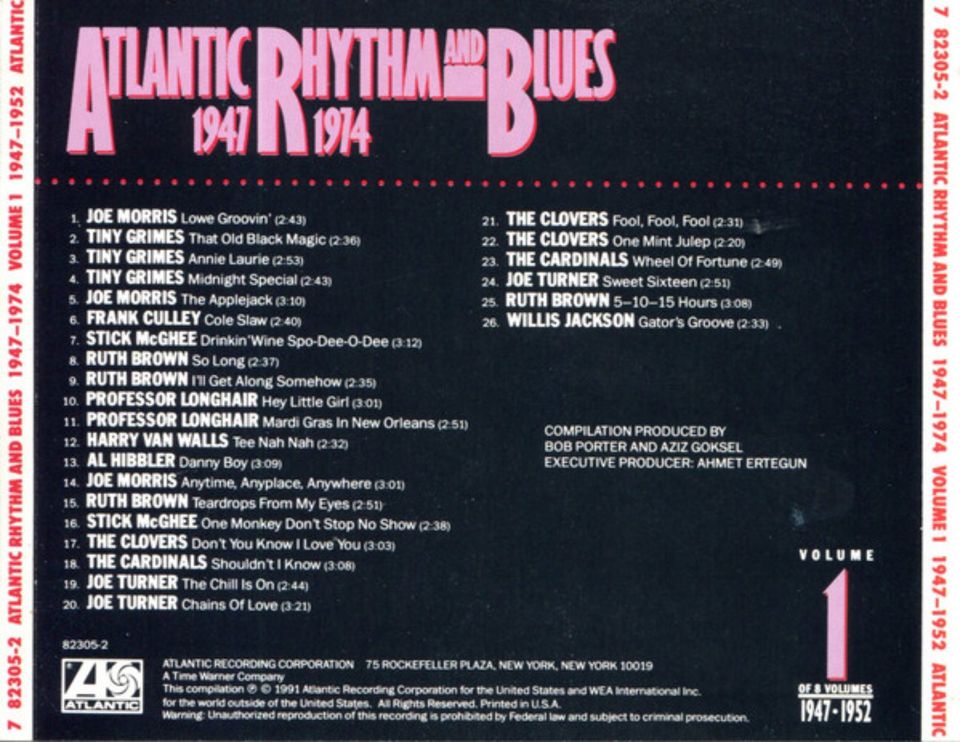 Atlantic Rhythm and Blues 1947-1974  8 CD-Box im LP-Format in Bremen