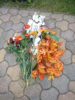 Kunstblumen Rosen, Orchideen, Gerbera bunt diverse Deko Dresden - Innere Altstadt Vorschau