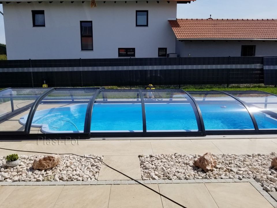 Gfk Pool 6,00x3,00 mit Überdachung, Poolhalle, Schwimmbecken Set in Görlitz