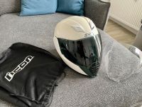 ICON Airflite Motorradhelm in weiß Sachsen-Anhalt - Magdeburg Vorschau