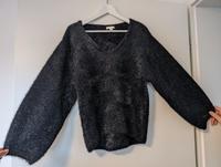 Glitzernder Pullover schwarz H&M neuwertig Nordrhein-Westfalen - Havixbeck Vorschau