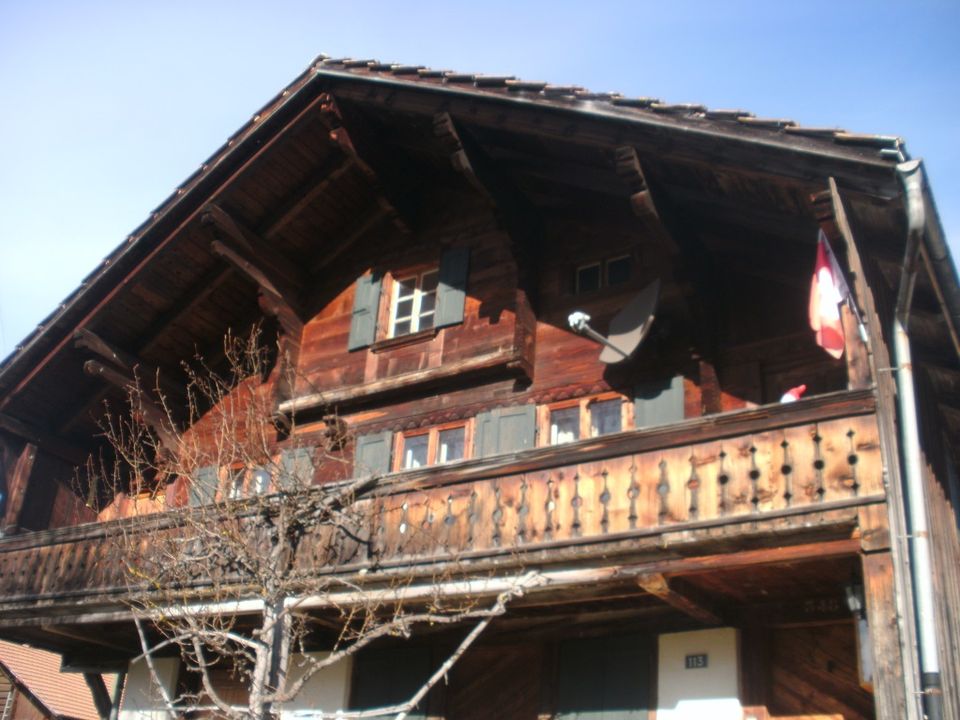 Altes Blockhaus original Schweizer Holzhaus Berghütte Jagdhaus in Kraftsdorf