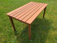 Teak Tisch Terrasse Gartentisch Möbel 140x80cm massiv Bielefeld - Brackwede Vorschau