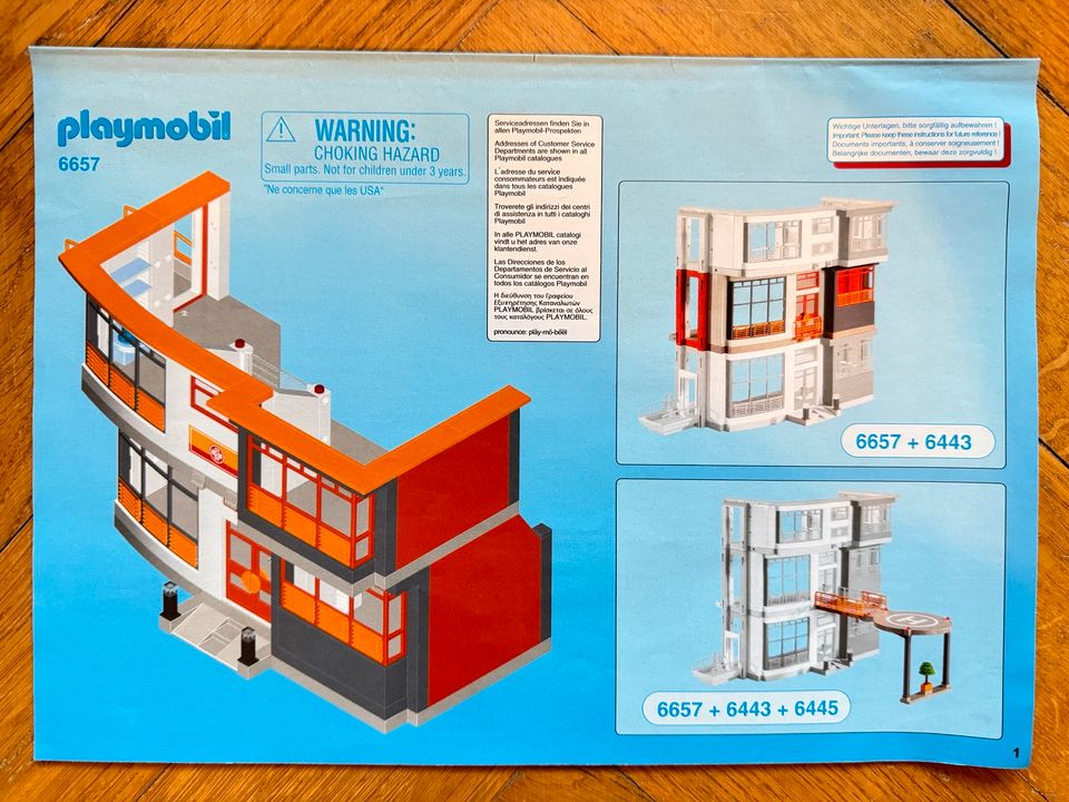 Playmobil Krankenhaus Kinderklinik 6657+6443+6445+6662+6663+70587 in Berlin