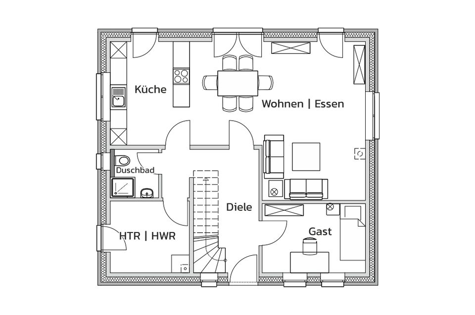 Einfamilienhaus in Ellerhoop mit Süd-West-Ausrichtung in Ellerhoop