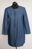 Lanius Gr 38 Jacke Damen Blau Lang vorne Haken Leinen gradlinig Köln - Ehrenfeld Vorschau