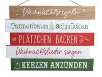 Schild Weihnachtsregeln 30 x 40 cm - Formano Sachsen-Anhalt - Zeppernick Vorschau