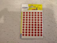 Etiketten 490 rote runde Druckeretiketten 8mm PSA08R (Avery) Hamburg-Mitte - Hamburg Altstadt Vorschau