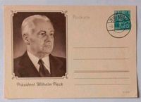 DDR Sonderkarte Stempel 1956  " Präsident Wilhelm Pieck " Nordrhein-Westfalen - Velbert Vorschau