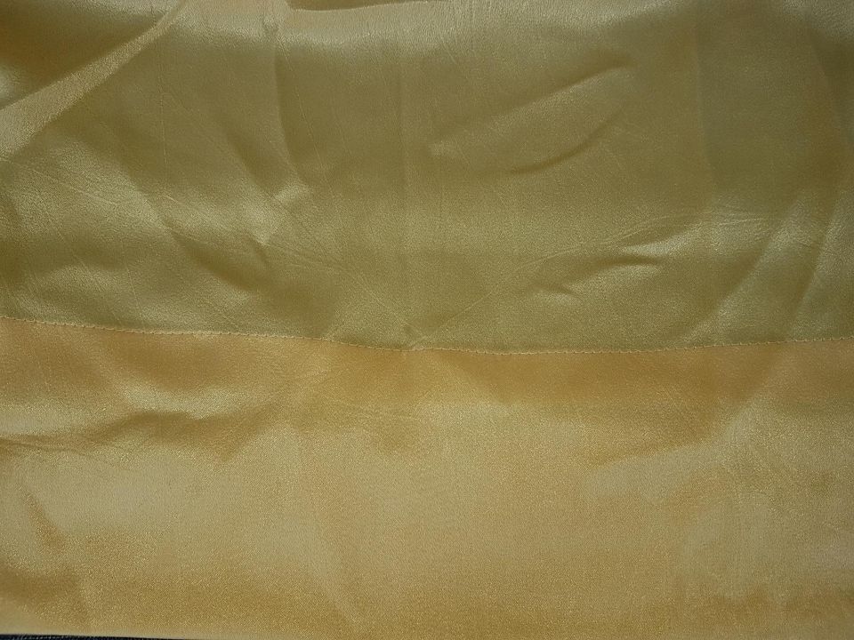 Gelber Vorhangschal 66 x 245 cm mit Bleiband Kräuselband in Essen