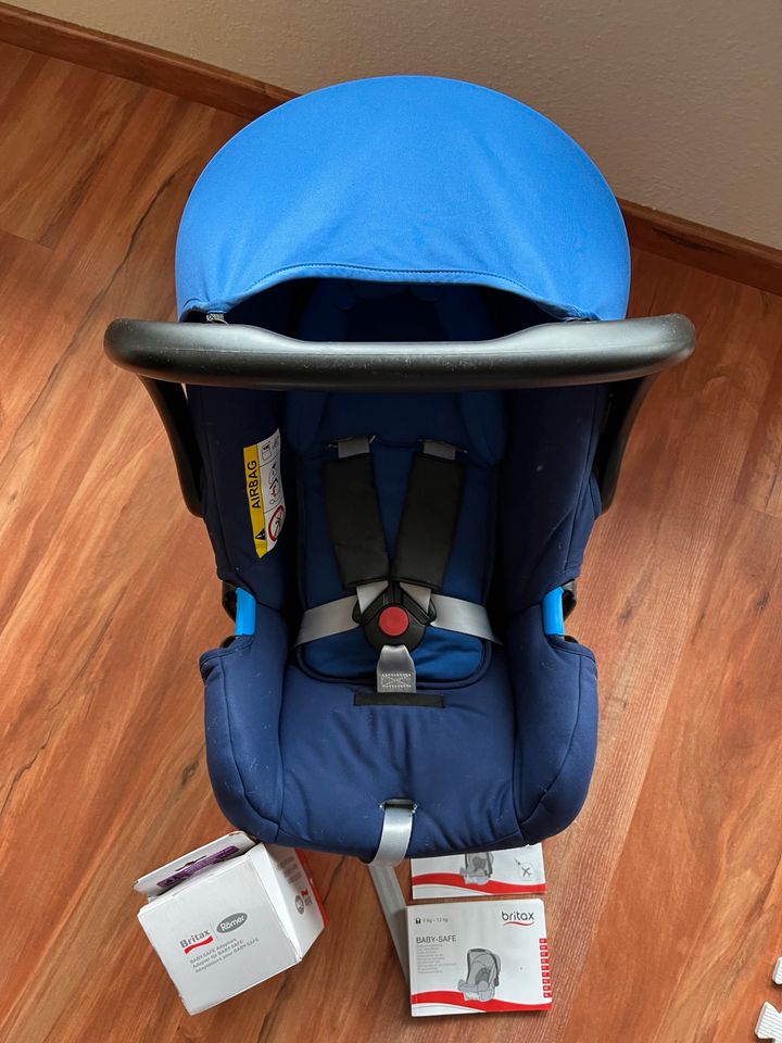 ❤️Babyschale Britax Römer Baby Safe + Adapter für Baby Safe in Wuppertal