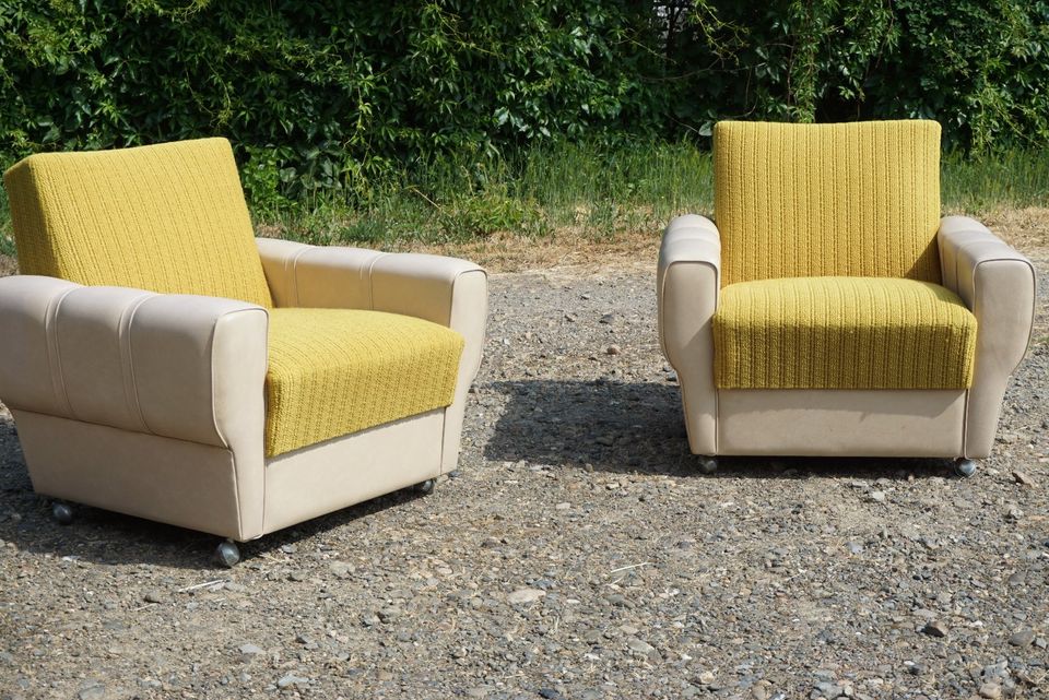 2 x Vintage Sessel aus den 1970er Jahren easy chair in Dingelstedt am Huy