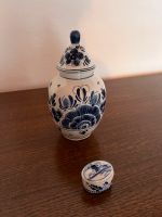 Kleine Porzellan Vase mit Deckel Gilde Original weiß/blau weiß Nordrhein-Westfalen - Mönchengladbach Vorschau