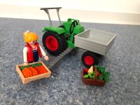 Playmobil Ladetraktor mit Mähbalken Bäuerin Gemüseverkauf Hessen - Eschborn Vorschau