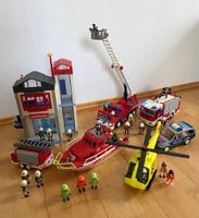 Riesige Feuerwehr m. Polizei, Wasser - bzw. Luftrettung + Zubehör Niedersachsen - Emden Vorschau