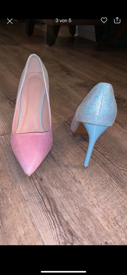 High Heels Ombre Babyblau Rosa 39 NEU in Hamburg