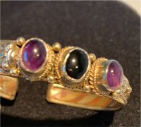 Armreif mit Amethyst und Onyx Bayern - Geisenhausen Vorschau