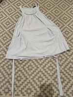 Twin Set Simona Barberie Kleid weiß Hellblau gestrieift M 38 Bayern - Kösching Vorschau
