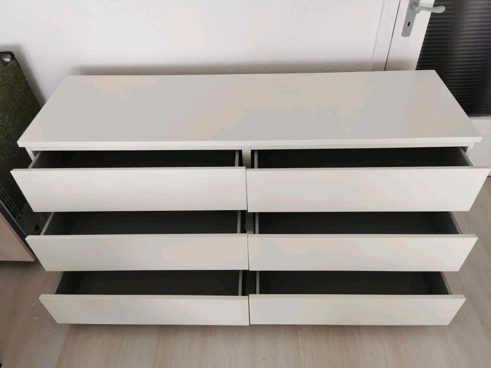 Malm Kommode von Ikea mit 6 Schubladen in Hamburg