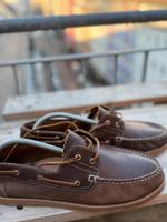 Leder Bootschuhe aus Marbella | Größe 45 | Top Zustand Frankfurt am Main - Gutleutviertel Vorschau