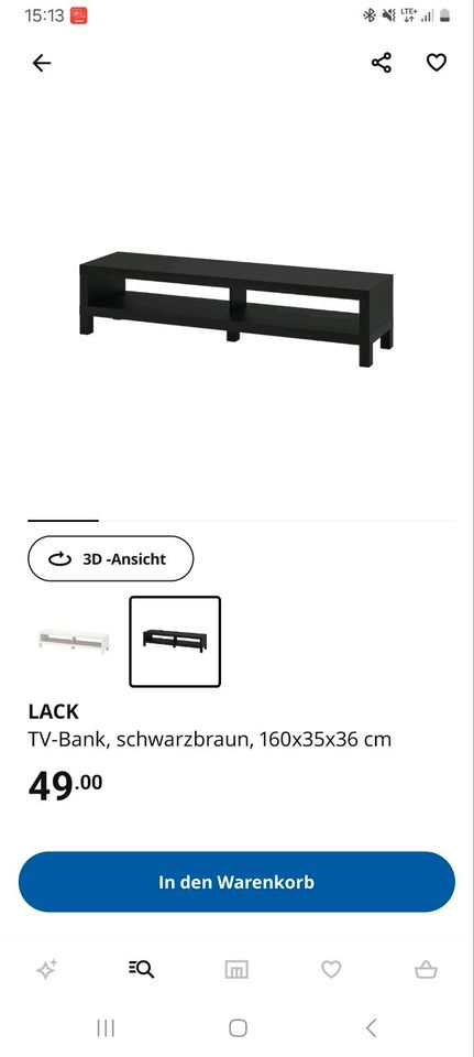 TV-Bank IKEA in Bad Harzburg