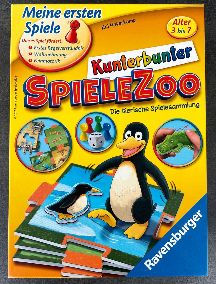 Kunterbunter SpieleZoo tierische Spielesammlung Brettspiel w. NEU in Wiesentheid