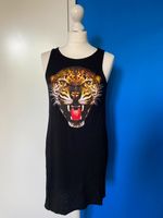 H&M Kleid mit Jaguar / Leopard Print Motiv Schwarz | XS 34 | Neu Innenstadt - Köln Altstadt Vorschau
