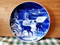 Weihnachtsteller 1976 "Lichte Porzellan" in kobaltblau Hessen - Friedrichsdorf Vorschau