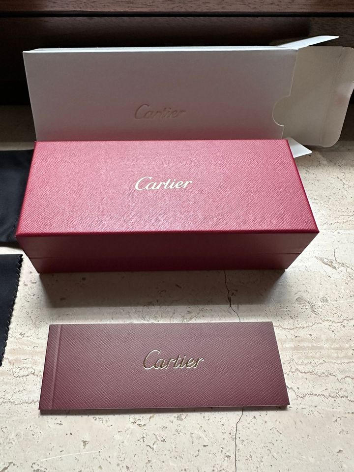 Cartier Brille C Dekor Black Horn in Aachen