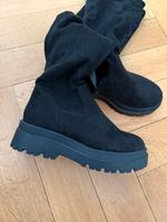 Overknee Stiefel Wildlederimitat Neuwertig München - Laim Vorschau
