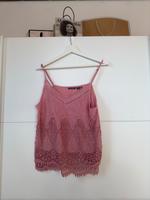Superdry Top pink mit Spitze Größe M Niedersachsen - Schwanewede Vorschau