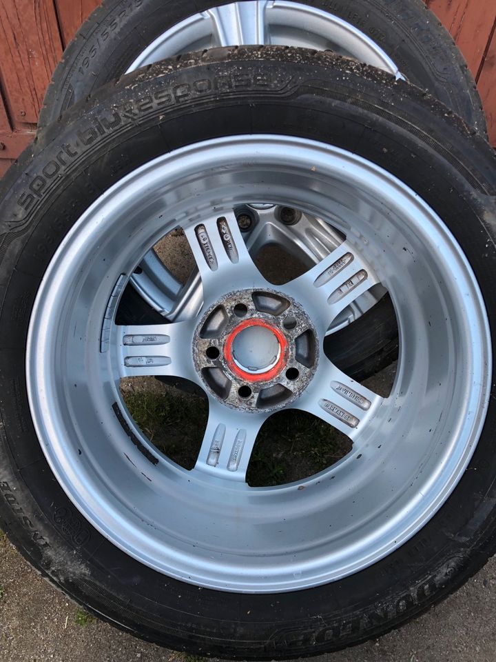 2 Alufelgen 195/55R15 85H in Königswartha