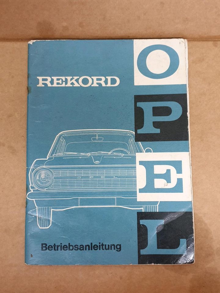 Opel Rekord Betriebsanleitung 1963 in Siegburg