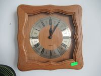 rustikale Wanduhr mit Holzrahmen 25 x 25 cm Sachsen - Hohenstein-Ernstthal Vorschau