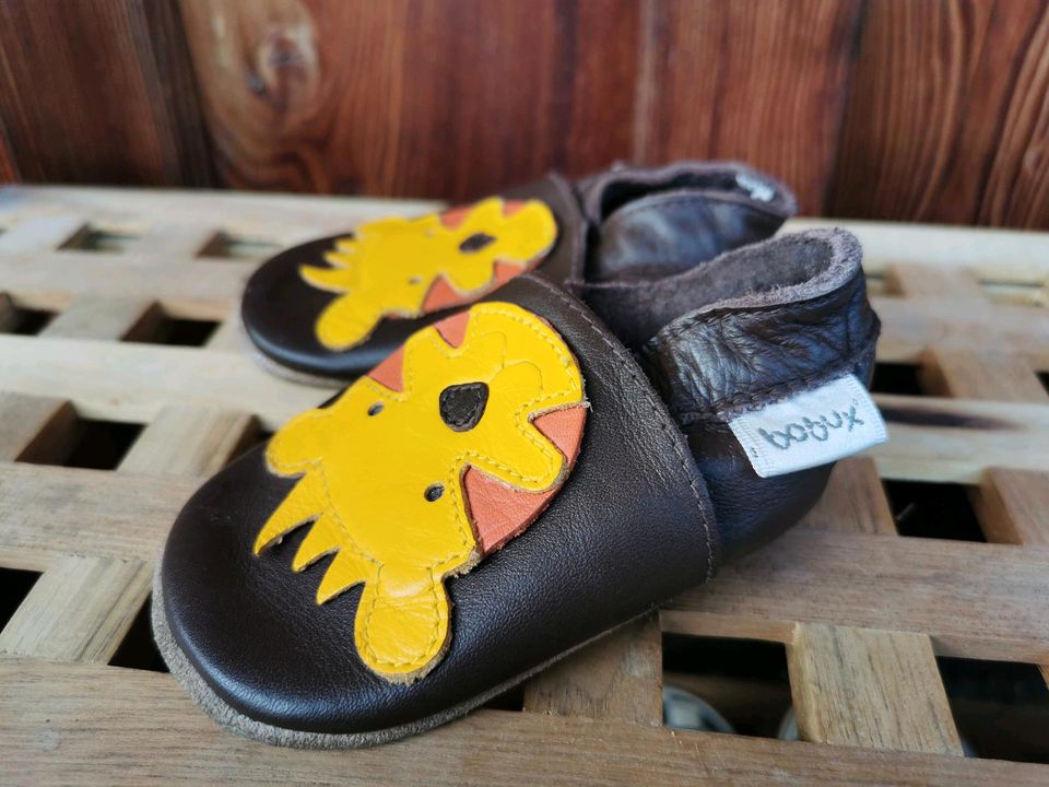 Bobux Krabbelschuhe, Puschen, Slipper Baby, Leder, Gr.S (16-18) in Teisendorf