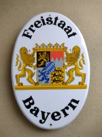 Freistaat Bayern Emaille Schild 51 x 35 cm solide Ausführung Baden-Württemberg - Weil der Stadt Vorschau