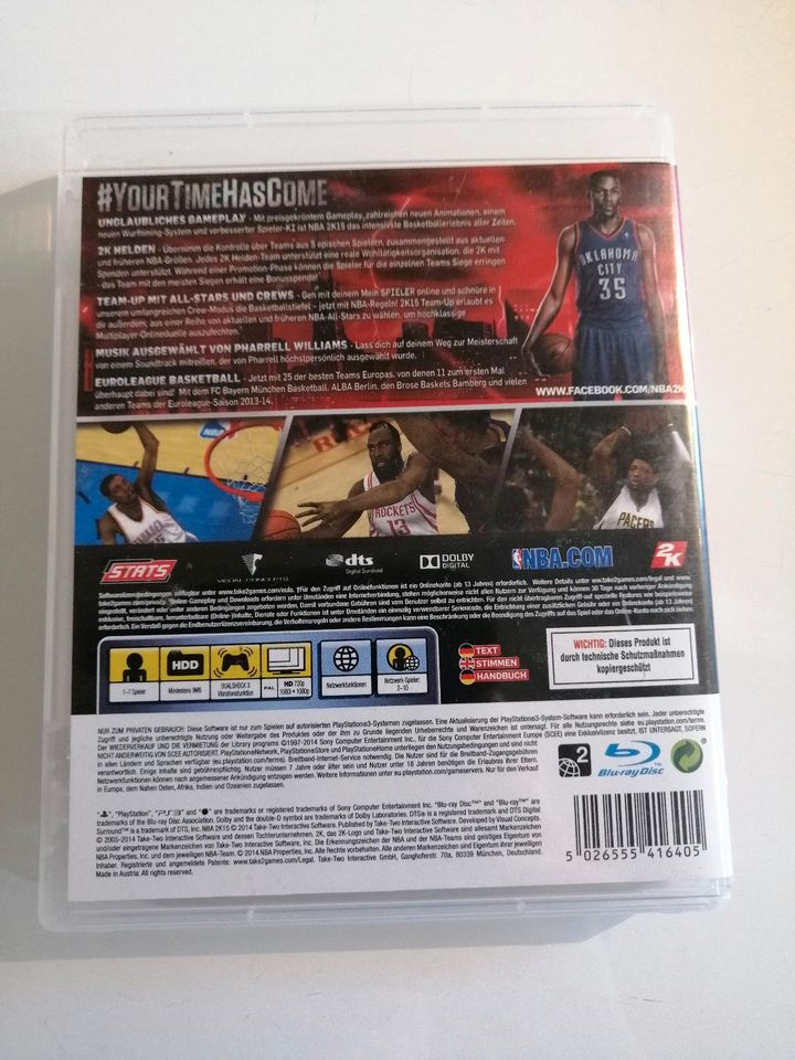 NBA 2k15 PS3 / Playstation 3 Top Zustand Basketball in Herne