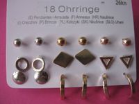 * Janina * 9 Paar Ohrringe NEU Stecker Modeschmuck München - Schwabing-Freimann Vorschau