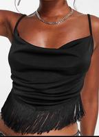 ASOS Partyoberteil Shirt Top Oberteil schwarz Größe 34 XS Bielefeld - Senne Vorschau