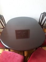Mahagonie Tisch Esszimmer Oval mit Einlegeplatte München - Schwabing-Freimann Vorschau