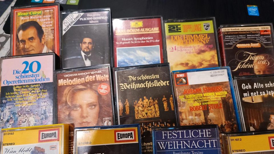 14 Kassetten MC Audiokassetten Klassische Musik / Weihnachten in Ingersleben (bei Haldensleben)