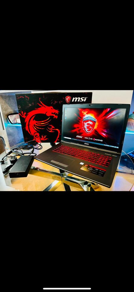 MSI Gaming 17,3" FHD Notebook GTX1060 6GB Intel i7-7700HQ 16GB in Hannover