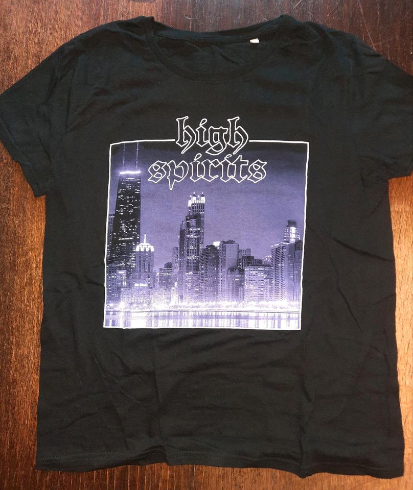 HIGH SPIRITS "Night City" Girlie Damen Shirt Gr. L # Metal Rock in Ganderkesee