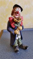 Clown Figur mit 'Blume, Naturstein Achatitt, ca. 42 cm hoch Bayern - Schwarzenfeld Vorschau