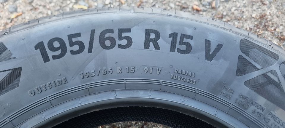 195/65 R15 91V CONTINENTAL EcoContact 6 Sommerreifen NEU in Rostock